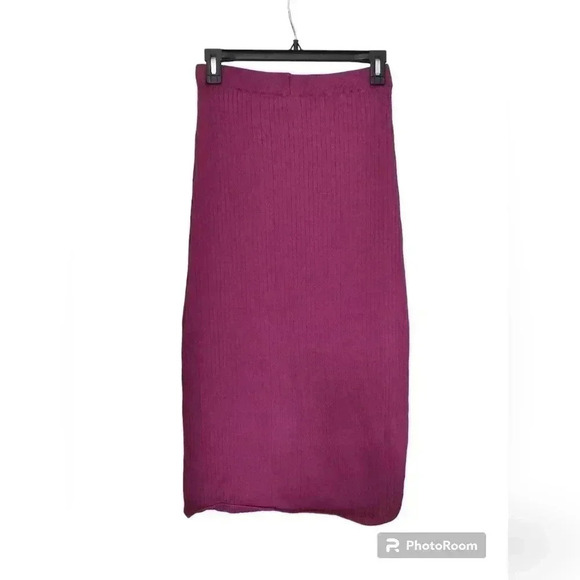 Free People Skyline Midi Skirt SZ m SOLD OUT COLOR!! - Picture 3 of 5